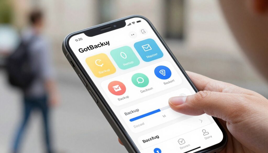 GotBackup Mobile App Interface