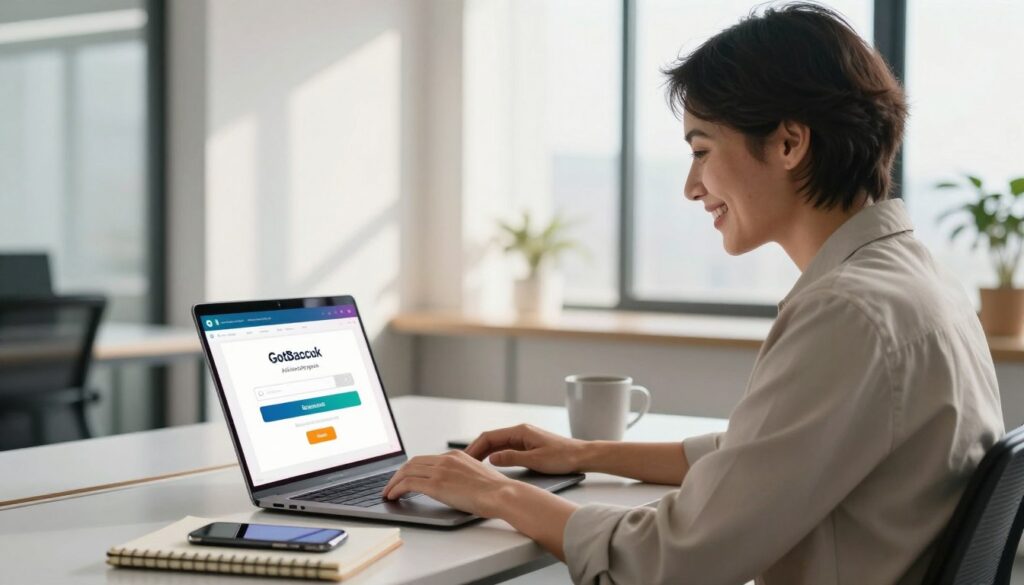 GotBackup affiliate program sign up success