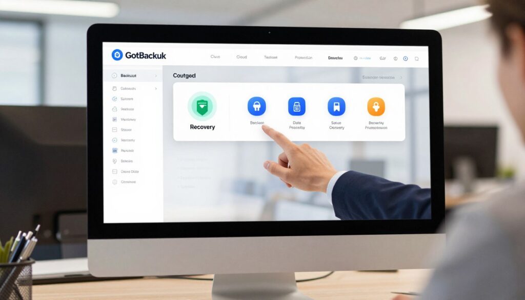 GotBackup cloud data protection interface