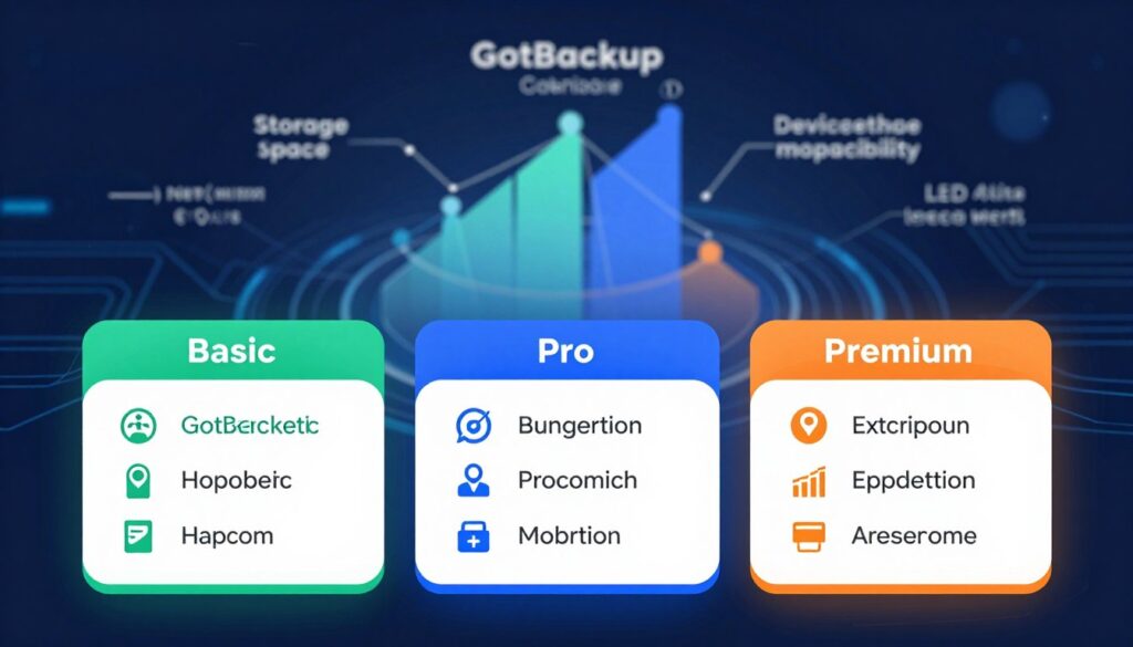 GotBackup pricing plans comparison
