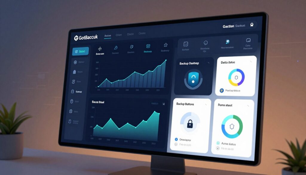 GotBackup remote data backup dashboard interface