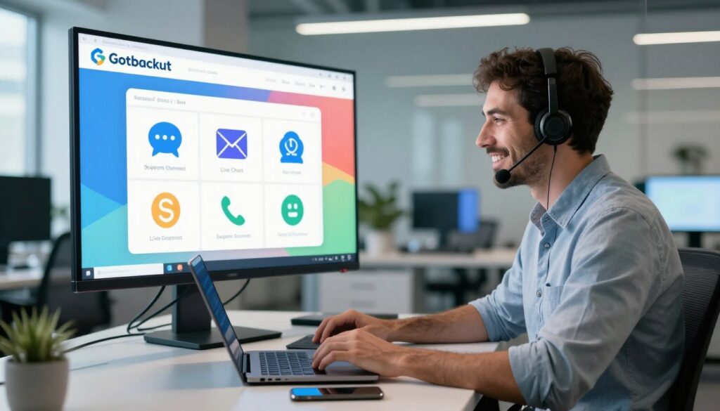 Gotbackup tech support services channels