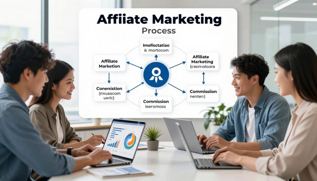 affiliate marketing commission process for beginners