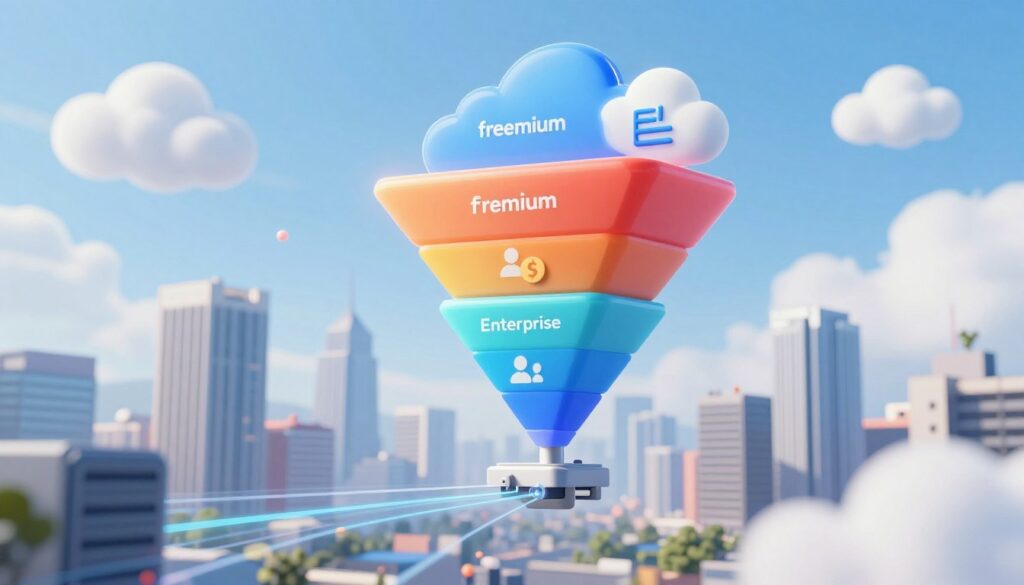 cloud storage freemium to premium conversion funnel