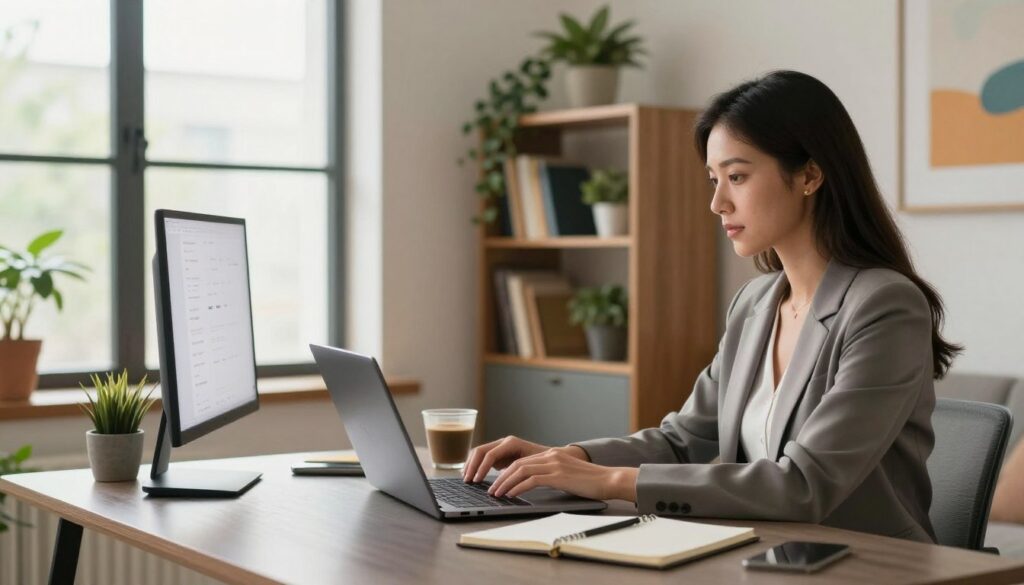 remote virtual assistant working setup