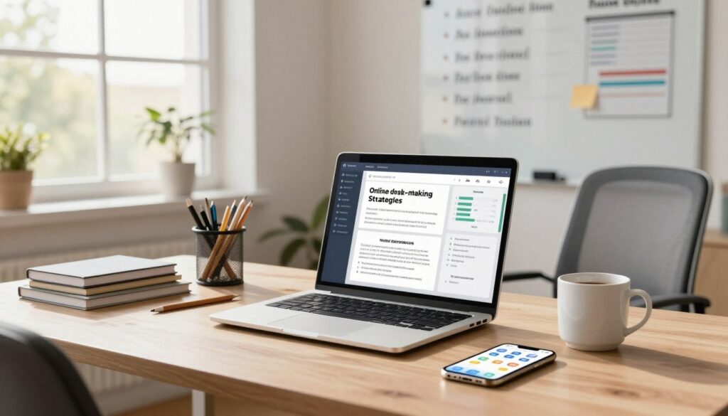 virtual assistant tools and workspace setup for online money-making strategies