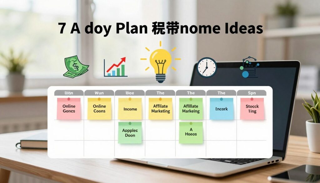7-day action plan for passive income ideas 7-day action plan for passive income ideas