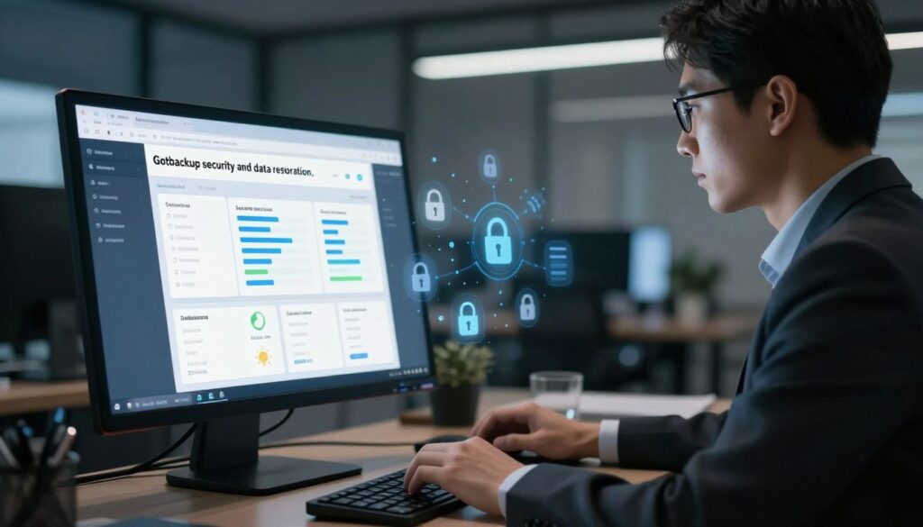 Gotbackup security and data restoration