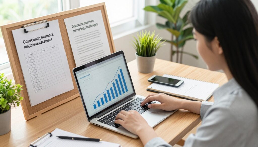 Overcoming network marketing challenges to make money from home