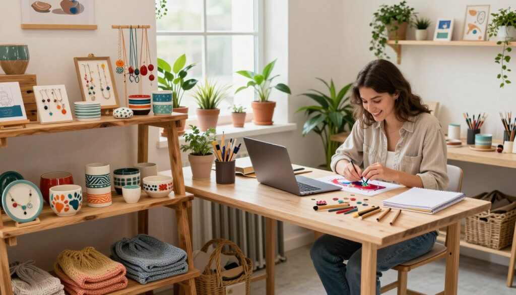 beginner-friendly side hustles Etsy shop