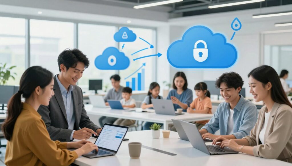 cloud storage services for families and businesses