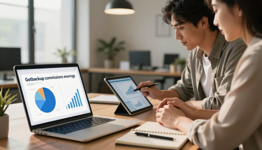 gotbackup commissions earnings