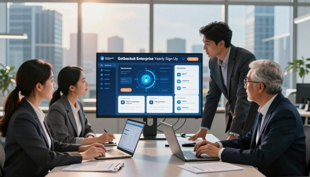 gotbackup enterprise yearly sign up benefits