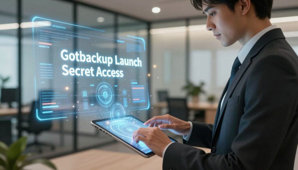 gotbackup launch secret access