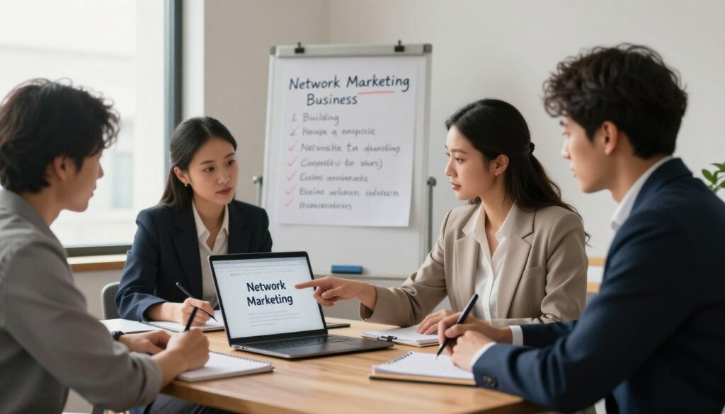 make money from home with a network marketing business