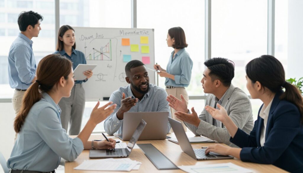 network marketing business team collaboration