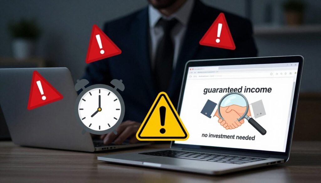 online money scam red flags