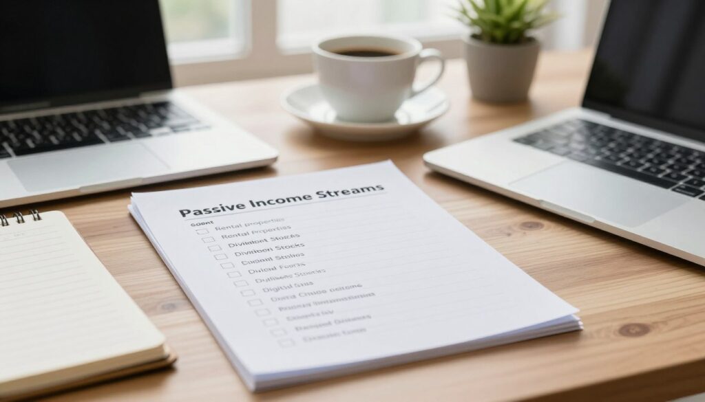 passive income streams checklist