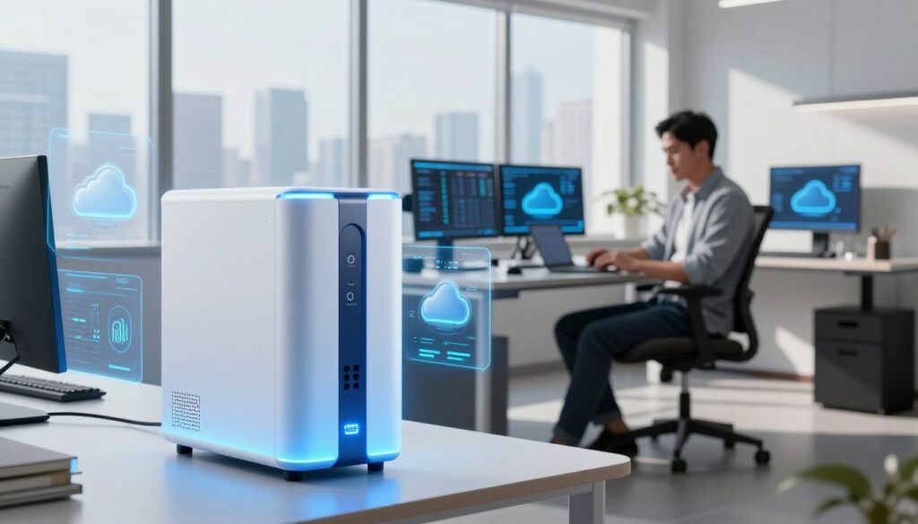 virtual job cloud storage hub