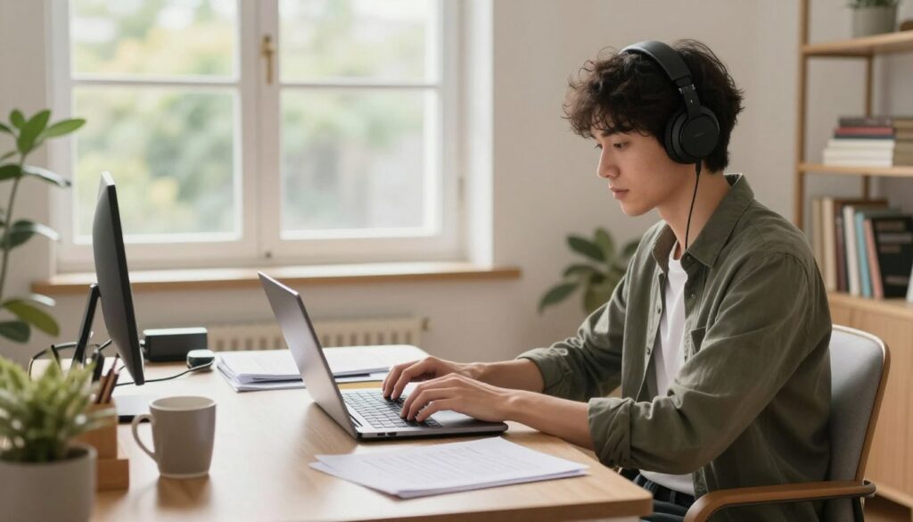 work from home part time transcription