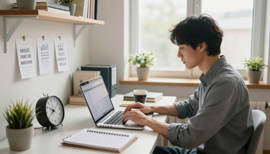 work from home time management