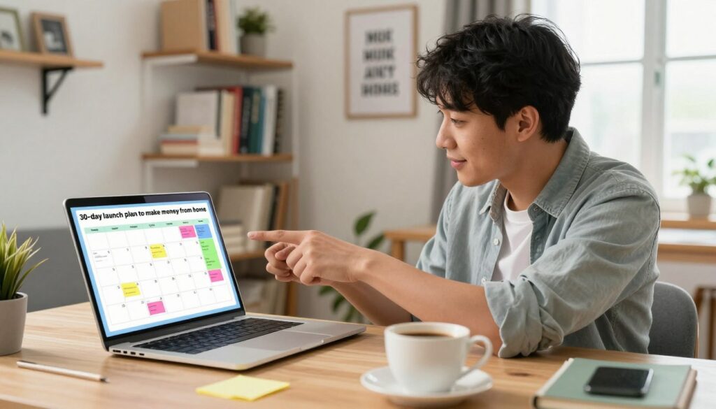 30-day launch plan to make money from home 30-day launch plan to make money from home