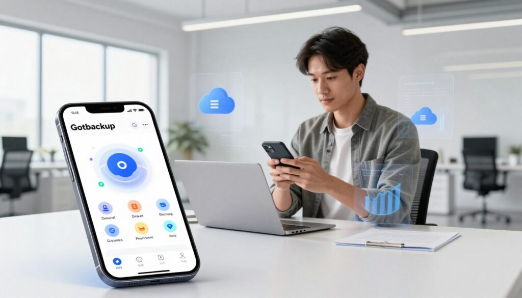 Gotbackup work platform features Gotbackup work platform features