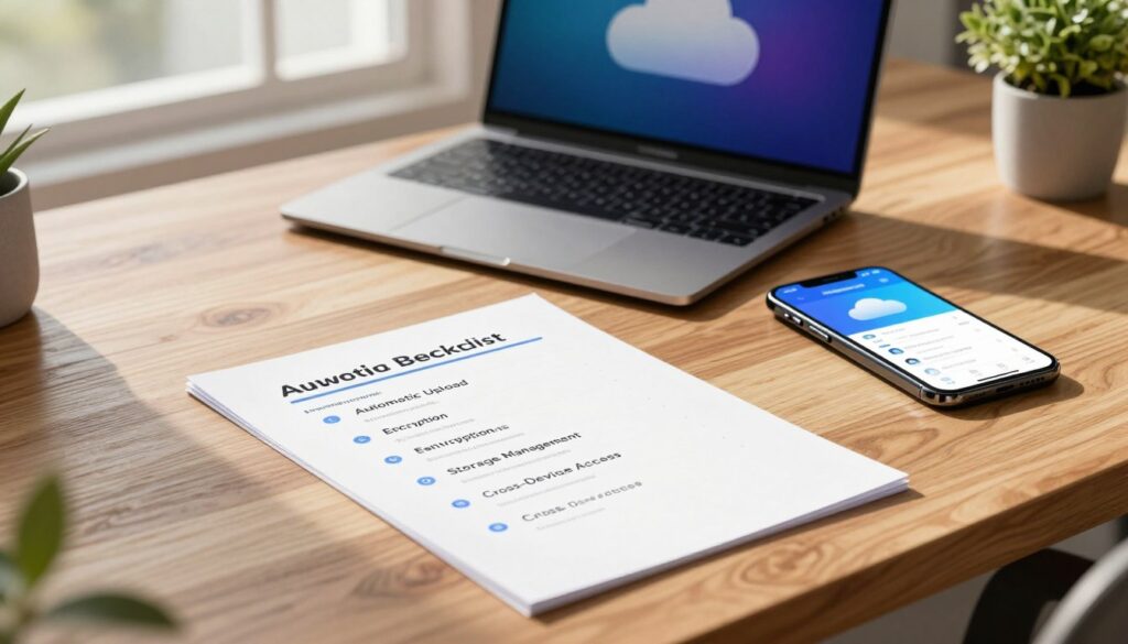 automatic photo backup service checklist