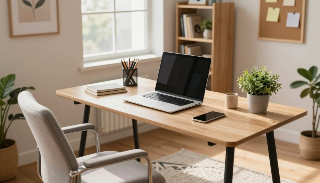 budget friendly home office setup for part-time online jobs