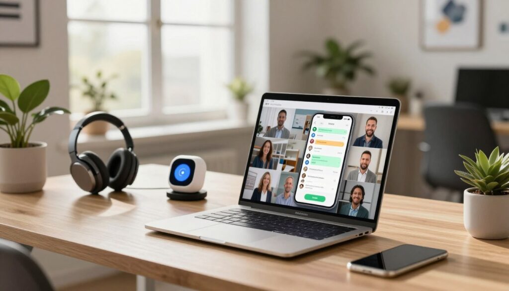 built-in communication hub for virtual work built-in communication hub for virtual work