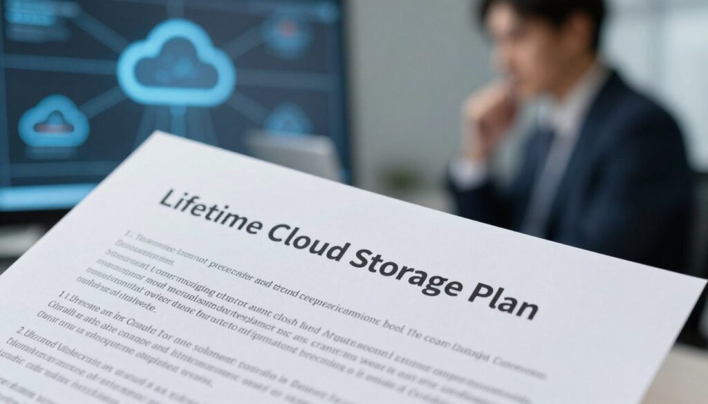 lifetime cloud storage fine print