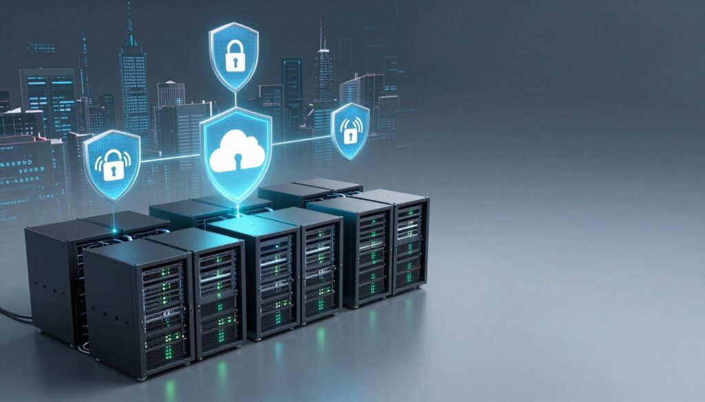 secure online data backup infrastructure diagram