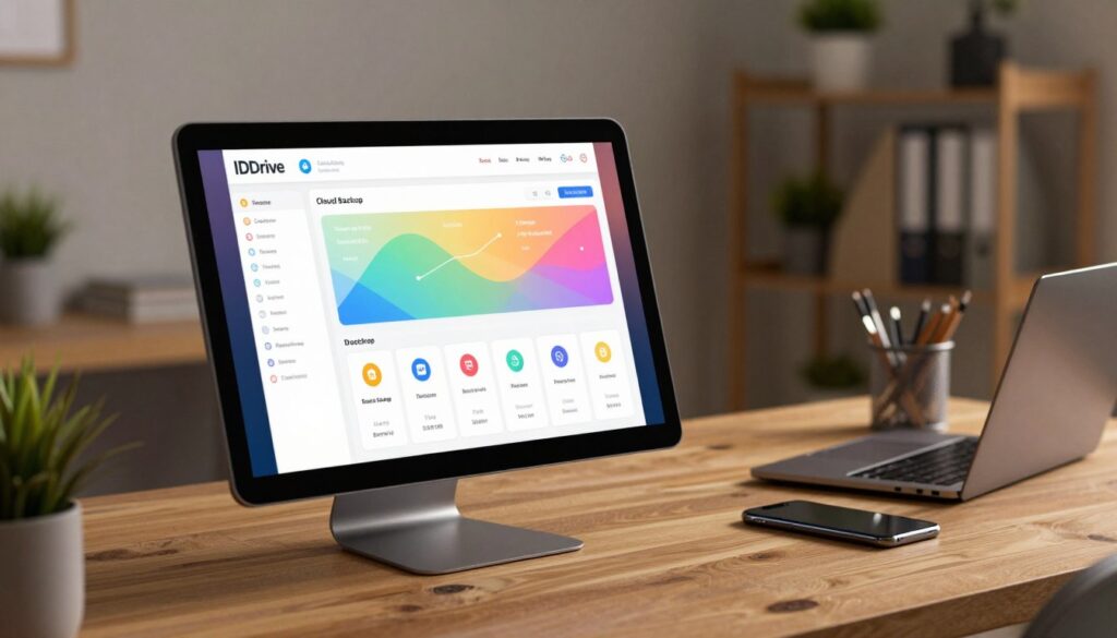 IDrive cloud backup software interface