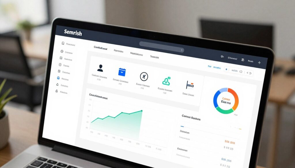 Semrush recurring affiliate program dashboard
