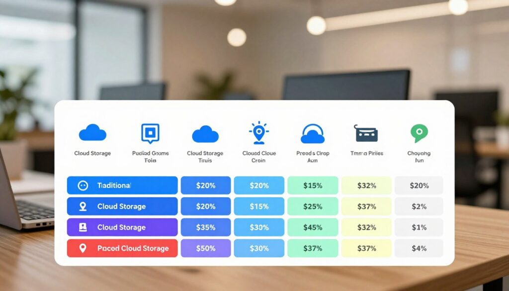 affordable personal cloud storage pricing comparison chart