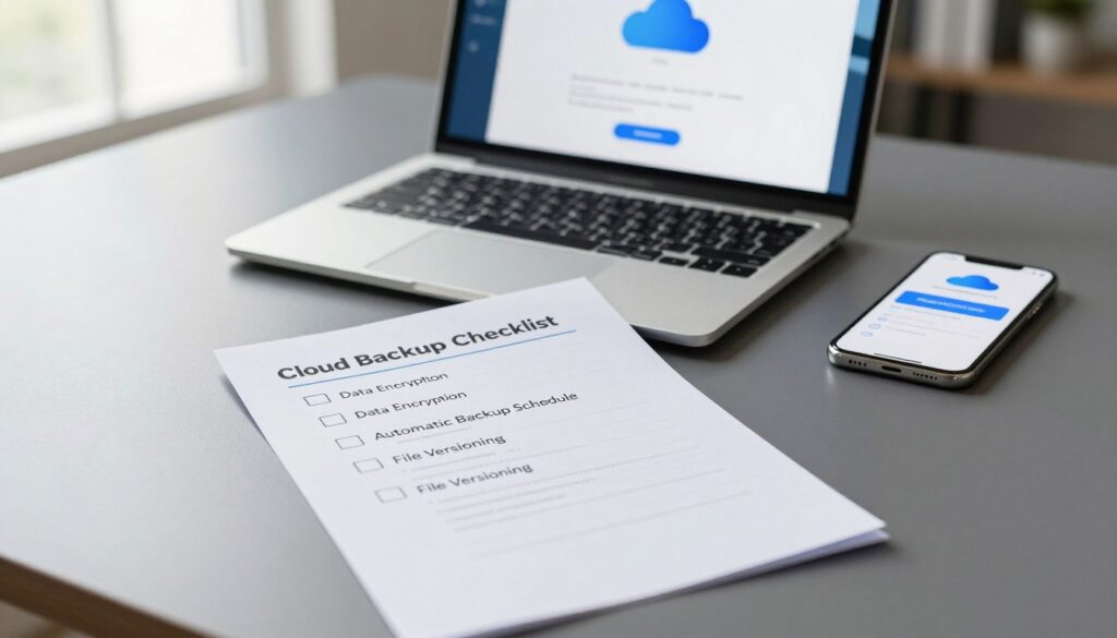 cloud backup checklist