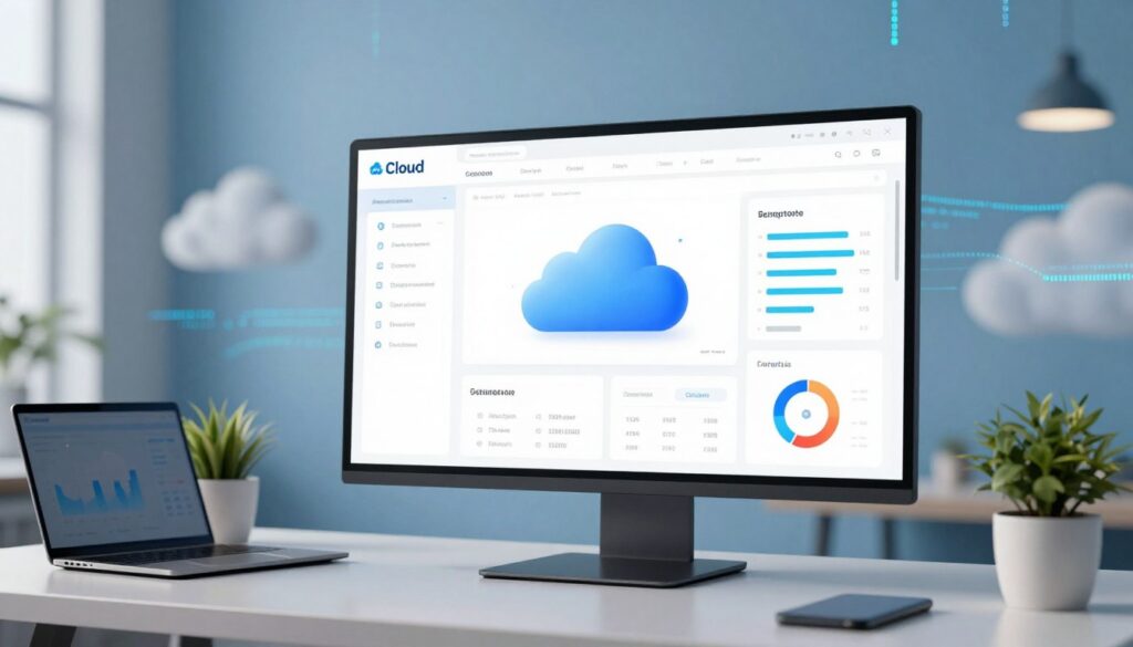 cloud data storage services dashboard