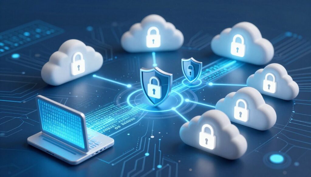 cloud security encryption diagram