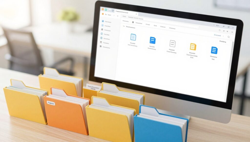 cloud storage folder structure organization