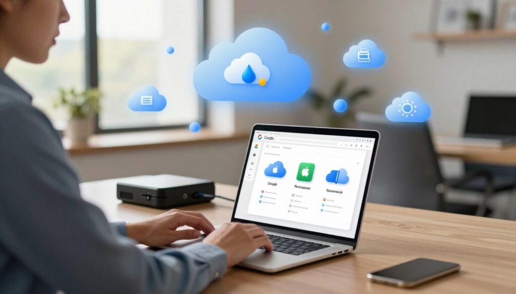 integrated cloud backup solutions google apple microsoft