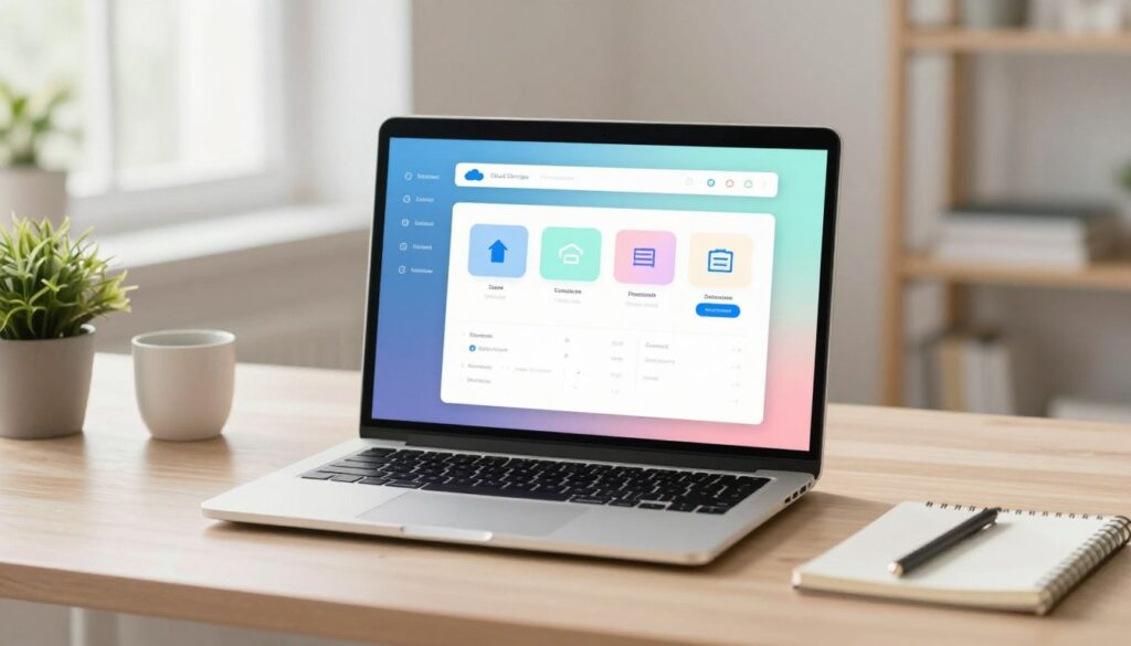 intuitive cloud storage service interface