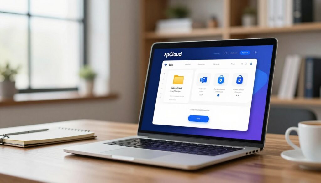 pCloud Business secure cloud storage interface