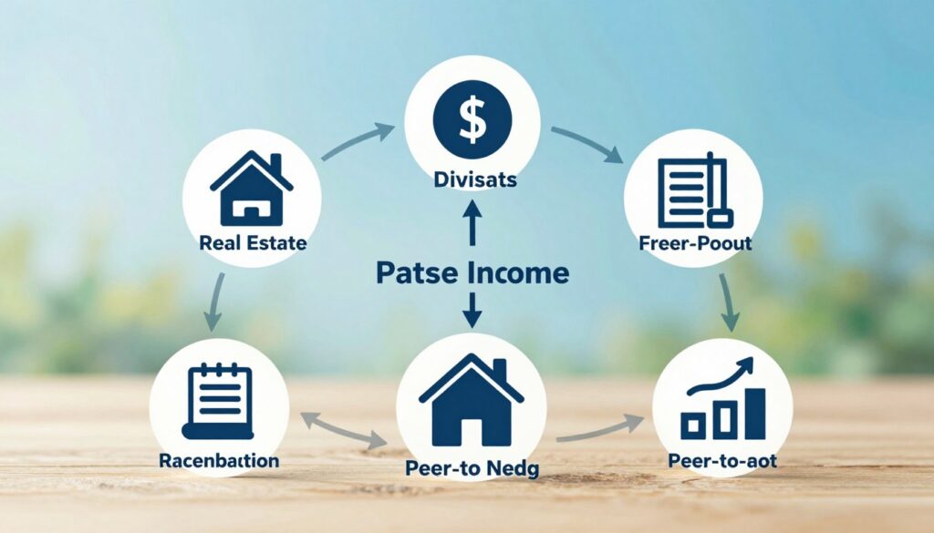 passive income streams diagram