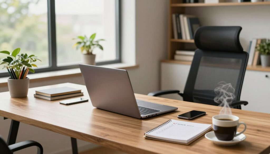 productive workspace setup