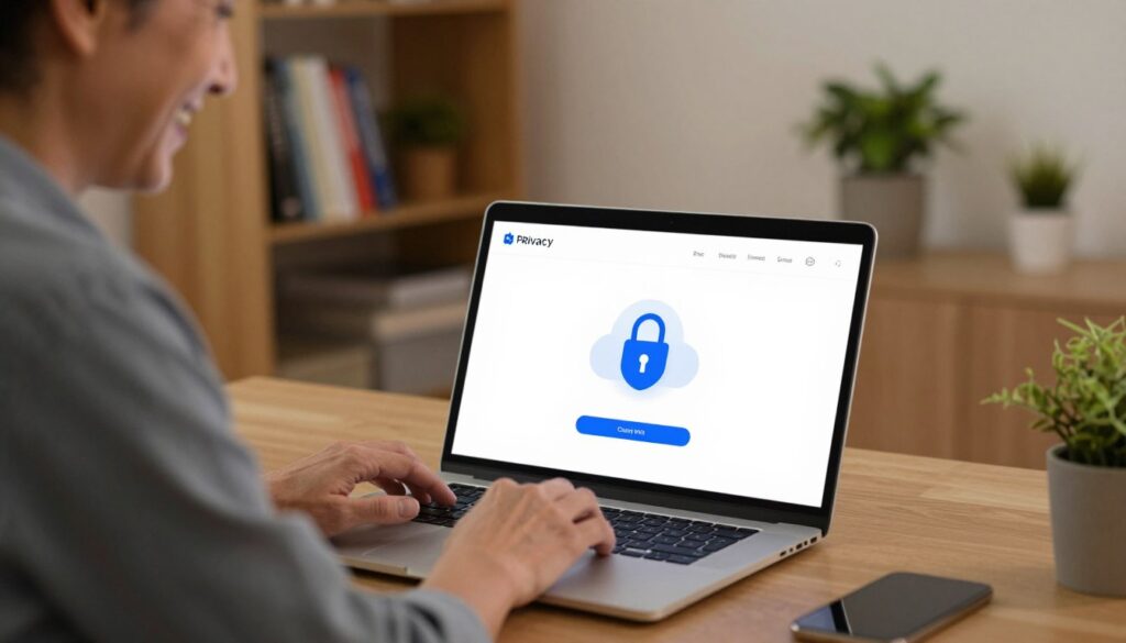 secure cloud storage privacy control for non-tech users
