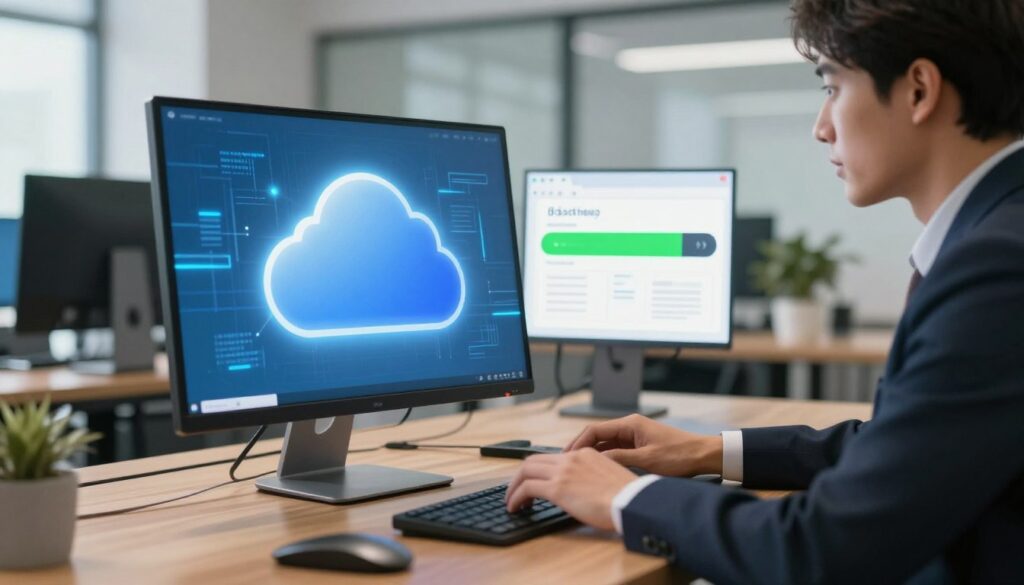 Automatic cloud backup for pc