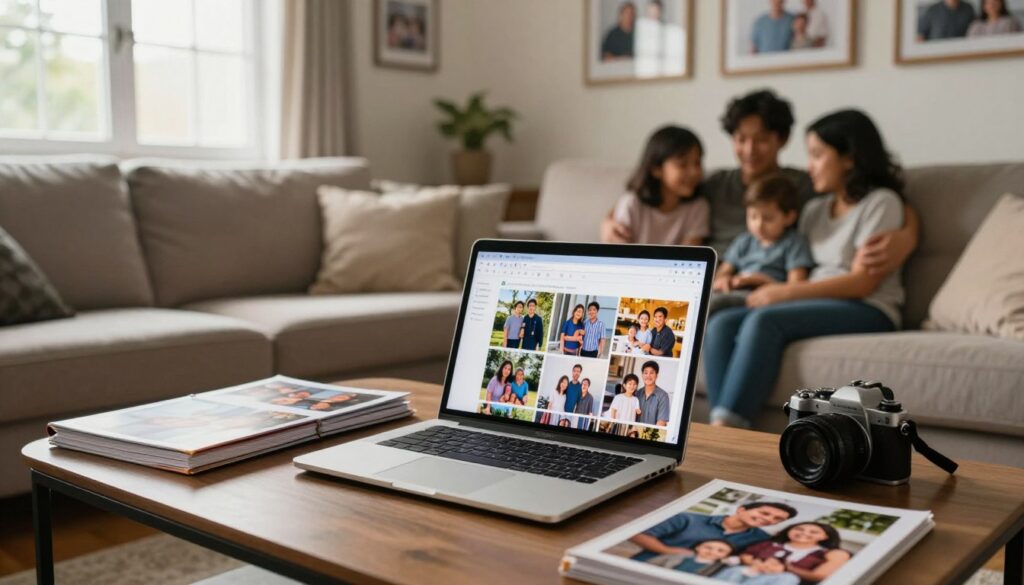 Cloud storage for family photos