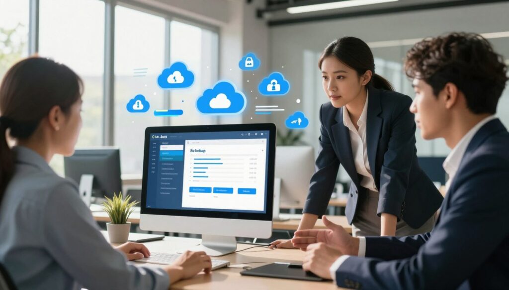 Efficient management of cloud backups