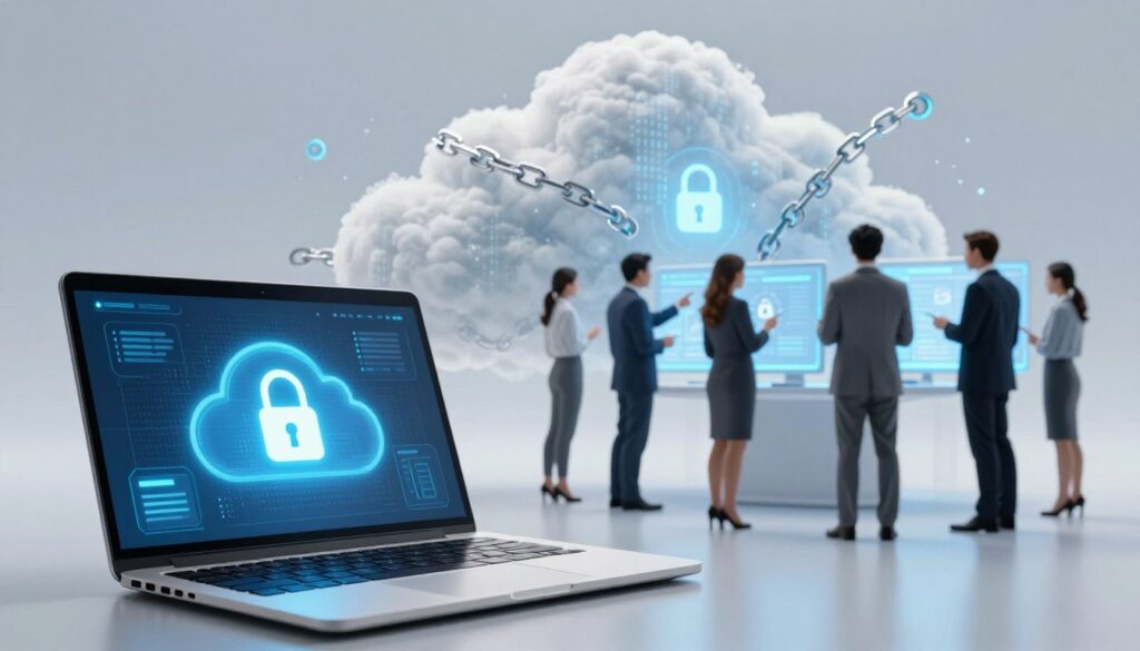 Security features in cloud backup services