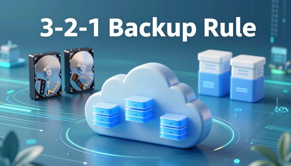cloud data backup 3-2-1 rule